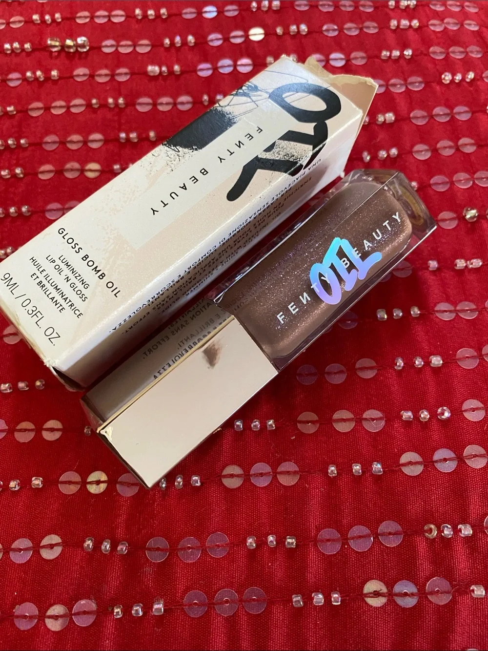 Fenty Beauty Gloss Bomb Oil in Rose Amber New In Box Not Returnable
